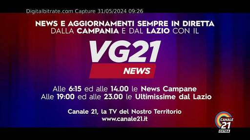 Capture Image CANALE 21 EXTRA CH41