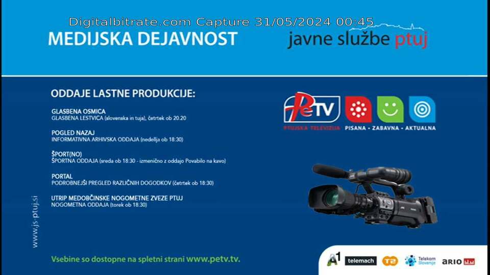 Capture Image Ptujska TV SLI
